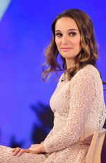 NATALIE PORTMAN on the Set of Today Show in New York 12/12/2018