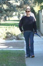 NATALIE PORTMAN Out with Her Dog in Los Angeles 12/29/2018