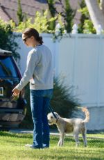 NATALIE PORTMAN Out with Her Dog in Los Feliz 12/27/2018