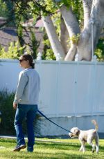 NATALIE PORTMAN Out with Her Dog in Los Feliz 12/27/2018