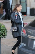 NATALIE PORTMAN Shopping at Barneys New York in Beverly Hills 12/06/2018