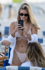 NATASHA OAKLEY in Bikini at a Beach in Miami 12/07/2018