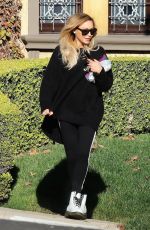 NAYA RIVERA Out and About in Los Angeles 12/28/2018