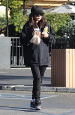 NAYA RIVERA Out for Coffee Run in Los Feliz 12/09/2018
