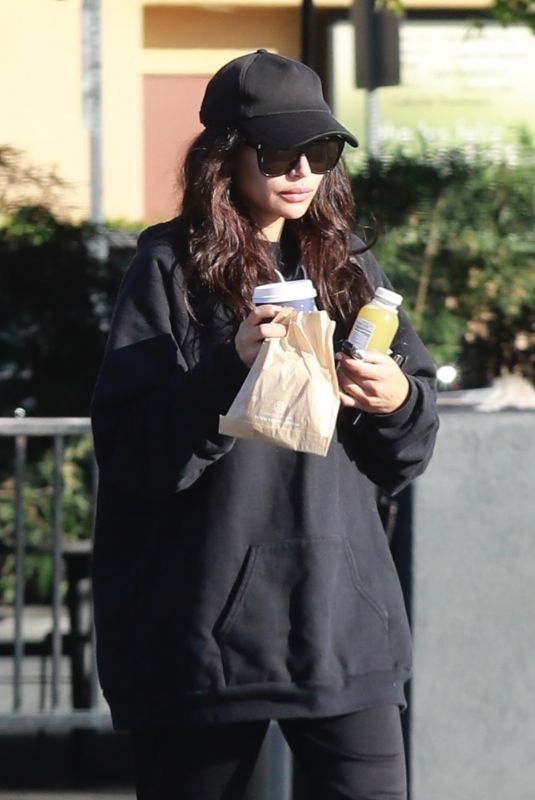 NAYA RIVERA Out for Coffee Run in Los Feliz 12/09/2018