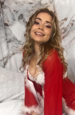 NERIAH FISHER as Santa, Dcember 2018 Instagram Pictures