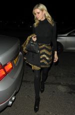 NICKY HILTON Arrives at Mick Jagger