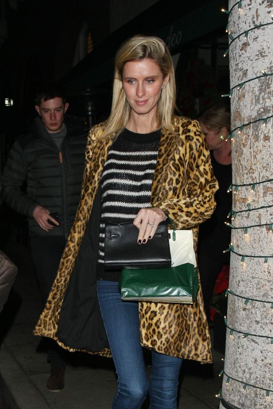 NICKY HILTON Leaves Madeo Restaurant in Beverly Hills 12/26/2018