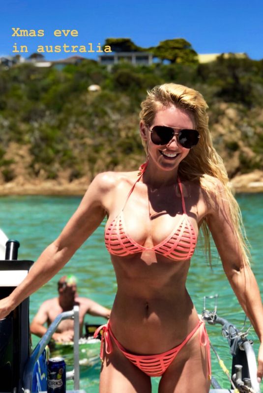 NICKY WHELAN in BIkini on Christmas Eve in Australia - Instagram Picture