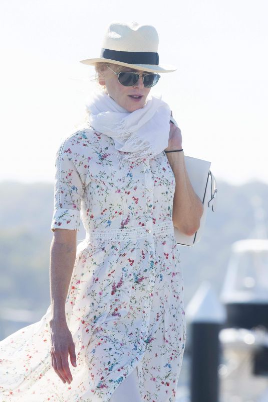 NICOLE KIDMAN Arrives at a Yacht in Sydney 12/28/2018