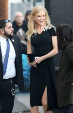 NICOLE KIDMAN Arrives at Jimmy Kimmel Live in Los Angeles 12/11/2018