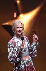 NICOLE KIDMAN at Aacta Awards Presented by Foxtel in Sydney 12/05/2018