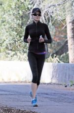 NICOLE KIDMAN Out Jogging in Los Angeles 12/12/2018