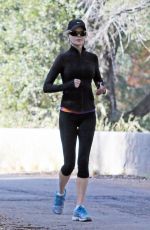 NICOLE KIDMAN Out Jogging in Los Angeles 12/12/2018