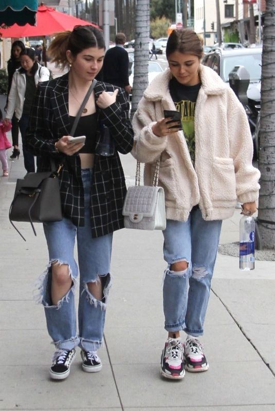 OLIVIA and ISABELLA GIANNULLI Out and About in Beverly Hills 12/14/2018