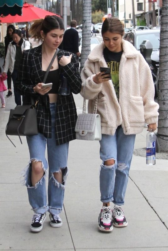 OLIVIA and ISABELLA GIANNULLI Out and About in Beverly Hills 12/14/2018