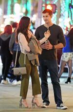 OLIVIA MUNN and Tucker Roberts Out in Beverly Hills 12/15/2018