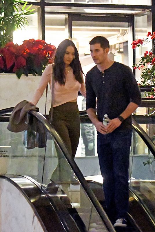 OLIVIA MUNN and Tucker Roberts Out in Beverly Hills 12/15/2018