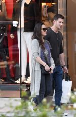 OLIVIA MUNN and Tucker Roberts Out Shopping in Beverly Hills 12/16/2018