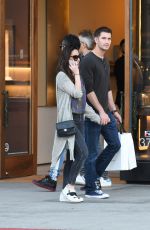 OLIVIA MUNN and Tucker Roberts Out Shopping in Beverly Hills 12/16/2018