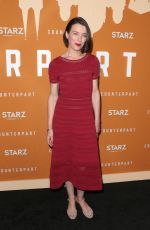 OLIVIA WILLIAMS at Counterpart, Season 2 Premiere in Culver City 12/03/2018