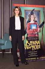 PAOLA CORTELLESI at La Befana Vien Di Notte Photocall in Rome 12/20/2018