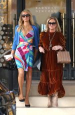 PARIS and NICKY HILTON Shopping at Barney