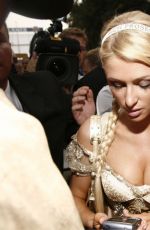 PARIS HILTON and KIM KARDASHIAN at Octoberfest in Germany 09/25/2006