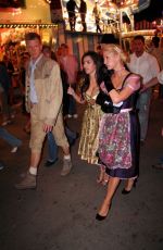 PARIS HILTON and KIM KARDASHIAN at Octoberfest in Germany 09/25/2006