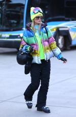 PARIS HILTON and SOFIA RICHIE Out at Slopes in Aspen 12/29/2018