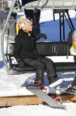 PARIS HILTON and SOFIA RICHIE Out at Slopes in Aspen 12/29/2018