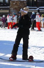 PARIS HILTON and SOFIA RICHIE Out at Slopes in Aspen 12/29/2018