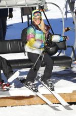 PARIS HILTON and SOFIA RICHIE Out at Slopes in Aspen 12/29/2018