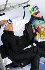 PARIS HILTON and SOFIA RICHIE Out at Slopes in Aspen 12/29/2018