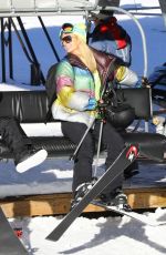 PARIS HILTON and SOFIA RICHIE Out at Slopes in Aspen 12/29/2018