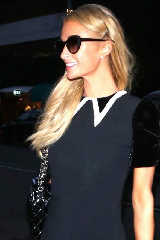 PARIS HILTON Night Out in Beverly Hills 12/14/2018