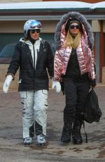 PARIS HILTON Out and About in Aspen 12/29/2018