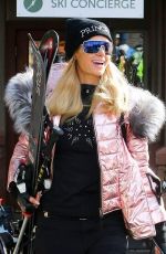 PARIS HILTON Out and About in Aspen 12/29/2018