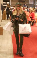 PARIS HILTON Out Shopping in Aspen 12/28/2018