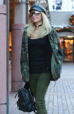 PARIS HILTON Out Shopping in Aspen 12/28/2018