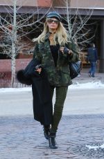PARIS HILTON Out Shopping in Aspen 12/28/2018