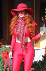 PHOEBE PRICE Out with Her Dog in Beverly Hills 11/30/2018