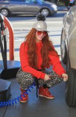 PHOEBE PRICE Out with Her Dog in Hollywood 12/27/2018