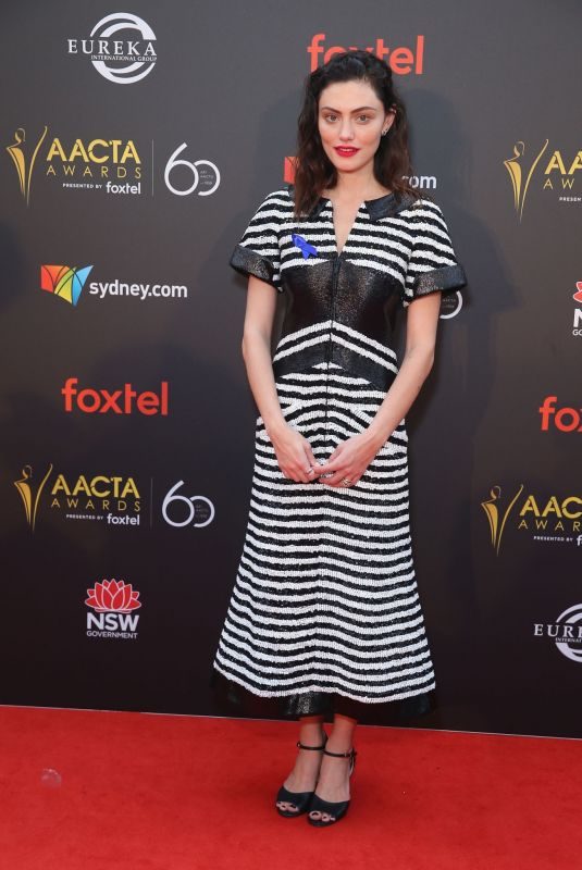 PHOEBE TONKIN at Aacta Awards Presented by Foxtel in Sydney 12/05/2018