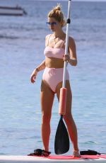 PIXIE GELDOF in Bikni Paddle Boarding in Barbados 12/07/2018