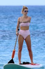 PIXIE GELDOF in Bikni Paddle Boarding in Barbados 12/07/2018