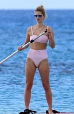 PIXIE GELDOF in Bikni Paddle Boarding in Barbados 12/07/2018