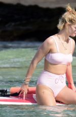 PIXIE GELDOF in Bikni Paddle Boarding in Barbados 12/07/2018