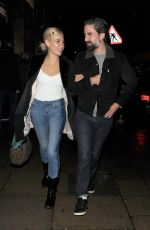 PIXIE LOTT and Jack Guinness Leaves Chicago The Musical in London 12/18/2018