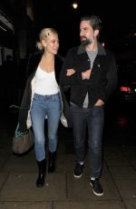 PIXIE LOTT and Jack Guinness Leaves Chicago The Musical in London 12/18/2018